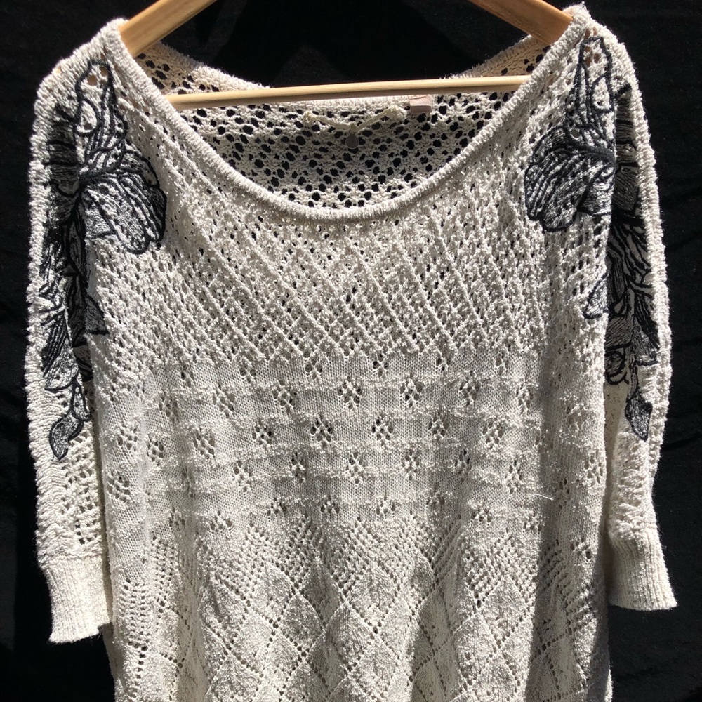 Anthro Knitted & Knotted oversized tunic